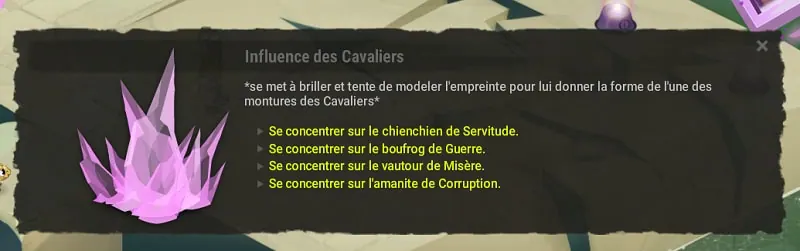 quête Prise de conscience dofus