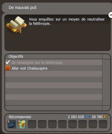 quête De mauvais poil