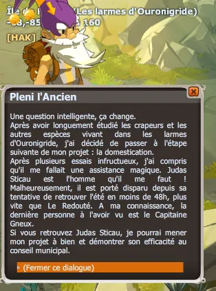 quête Chauffage à moindre frais dofus