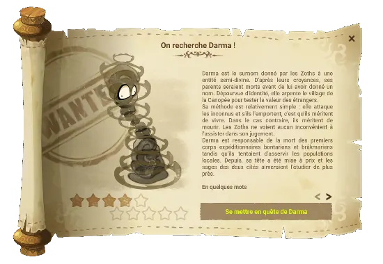 On recherche Darma dofus