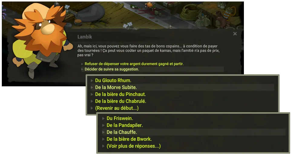quête frappez ami et entrez dofus