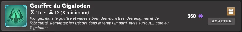Gouffre du Gigalodon