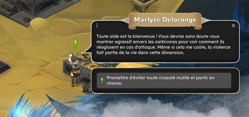 quête Quand on la cherche on finit par tomber dessus