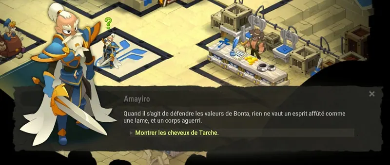 Entraînement avec Tarche