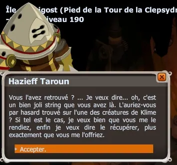 Un string de caractère