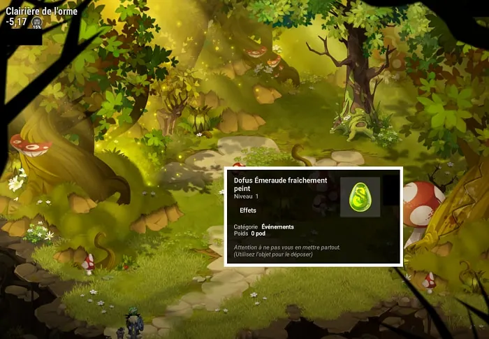 quête Les oeufs oubliés dofus
