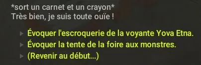 quête Foire en question dofus