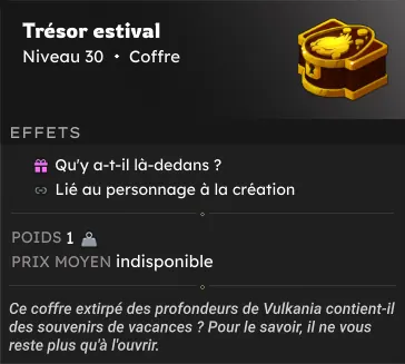 Saison Ocre dofus trésor estival