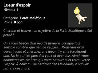 Les mystères de la forêt maléfique dofus