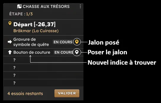 guide chasses aux trésors dofus