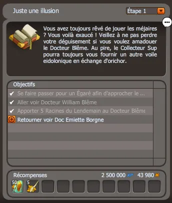 quête Juste une illusion