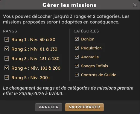 Les guildes dofus