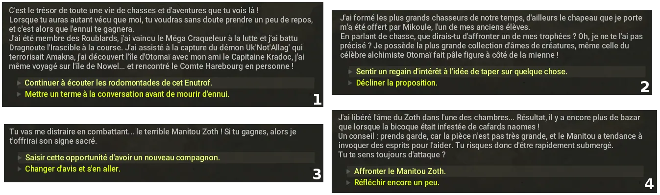 quête Le petit Manitou dofus