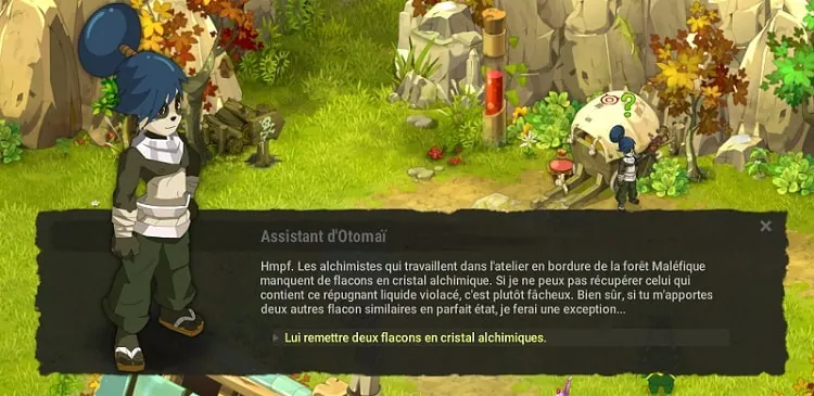 quête La vie en mauve dofus