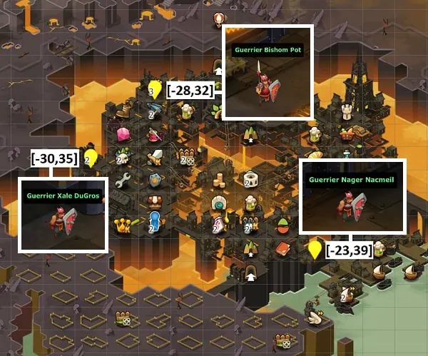 quête Les gardes d'honneur à punir dofus