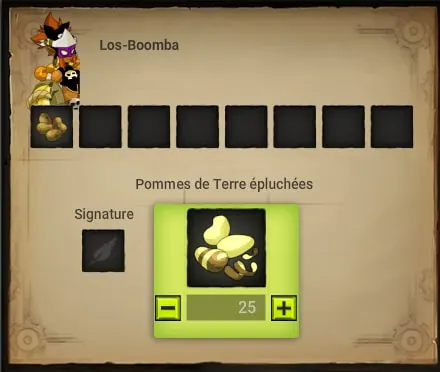 quête Corvée de patate
