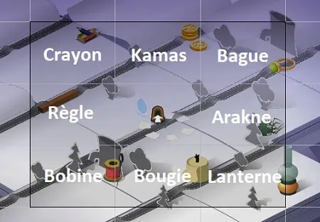 énigme de l'ouvrage monochrome dofus