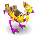Dragodinde Dorée et Orchidée