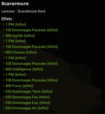 expédition du scarabosse doré