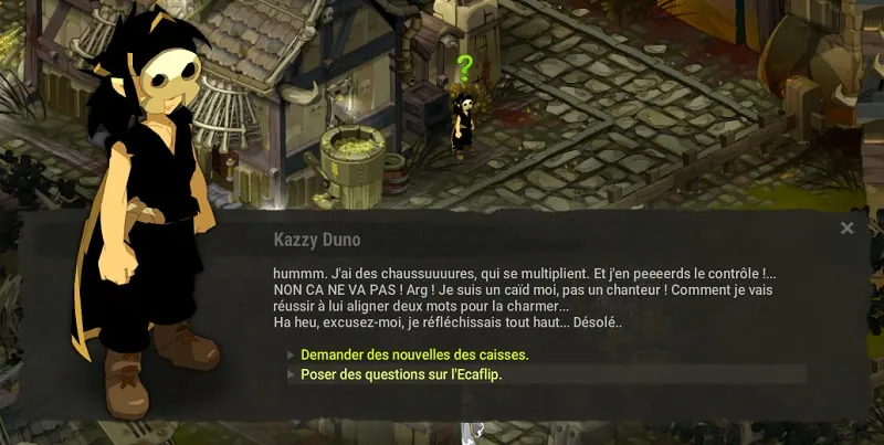 quête Mélodie en sous-sol dofus