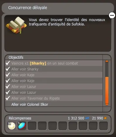 quête Concurrence déloyale