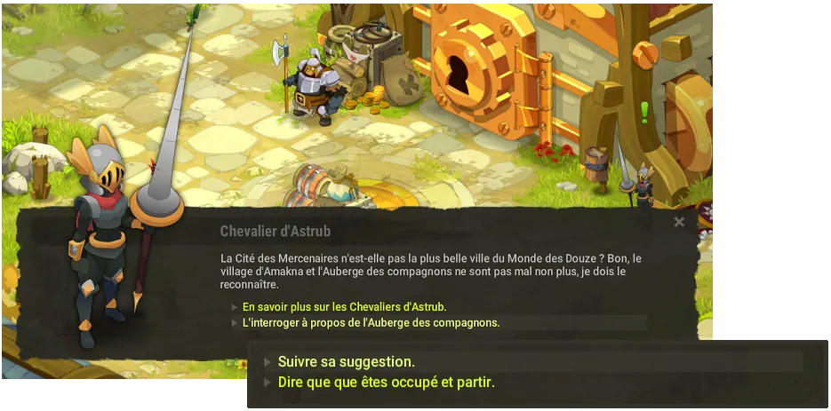 quête Le coeur d'un compagnon est fait comme une auberge