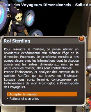 quête La quatrième dimension dofus