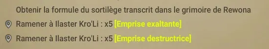 quête Un héritage tourmenté