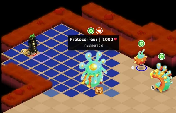 rertirer invulnérabilité protozorreur dofus