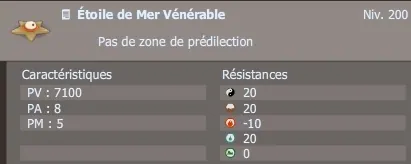 étoile de mer vénérable