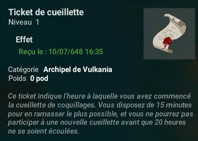 quête Cueillette estivale