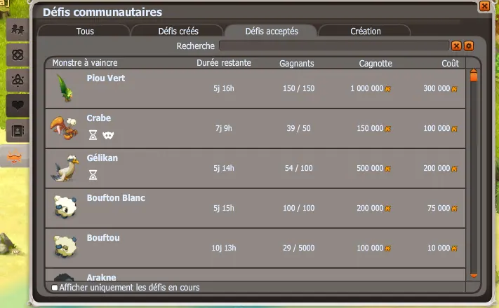 Défis communautaires