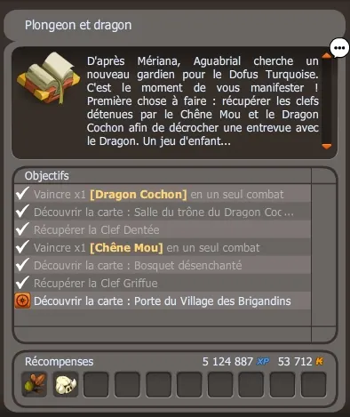 Plongeon et dragon