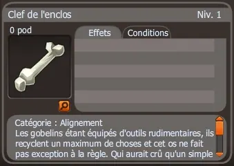 clef de l'enclos