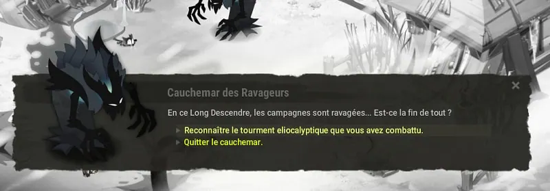 quête Descendre aux cendres
