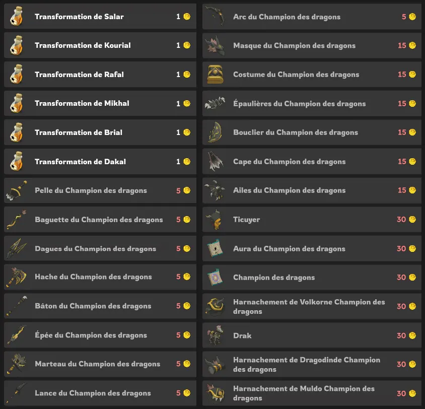 Saison Pourpre dofus