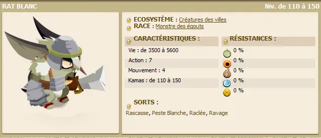 rat blanc dofus