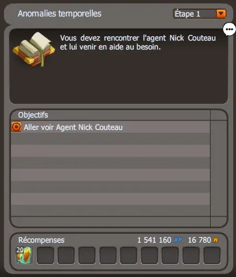 Anomalies temporelles dofus