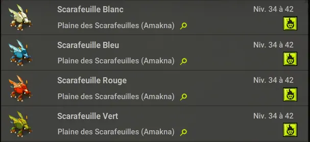 Pattes aux oeufs frais dofus