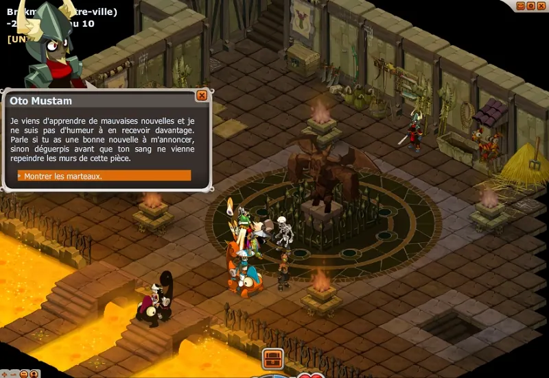 quête Le forgeron aux deux mains gauches dofus