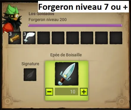 Entraînement avec Tarche