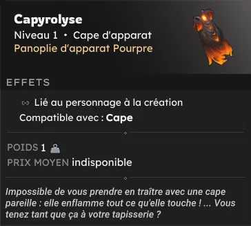 Saison Pourpre dofus Capyrolyse