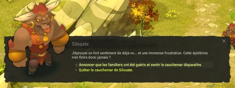 quête Cauchemars prémonitoires dofus