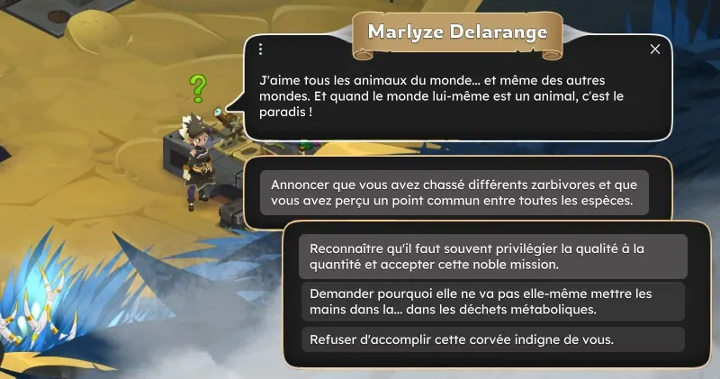 quête Quand on la cherche on finit par tomber dessus