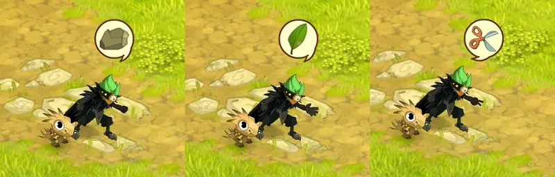 pierre feuille ciseaux dofus