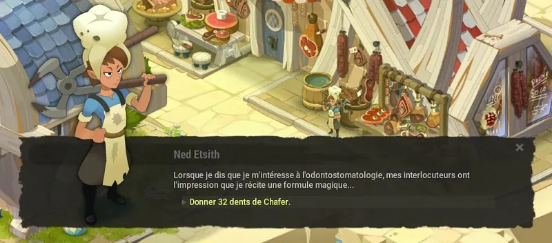 quête Ned le dentiste