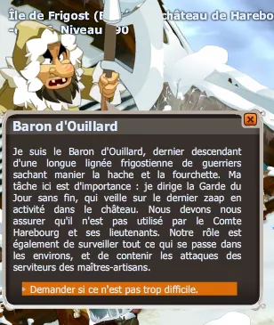 quête Les marcheurs blancs dofus