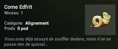 quête Une Corne Edfrit sans sel dofus