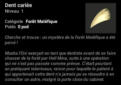 Les mystères de la forêt maléfique dofus