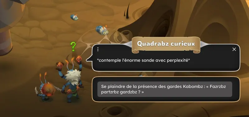 quête Le vol des bourdons dofus